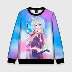 Свитшот детский No Game No Life, цвет: 3D-черный