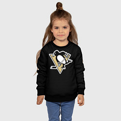 Свитшот детский Pittsburgh Penguins: Malkin, цвет: 3D-черный — фото 2