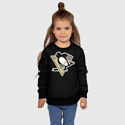 Свитшот детский Pittsburgh Penguins: Crosby, цвет: 3D-черный — фото 2