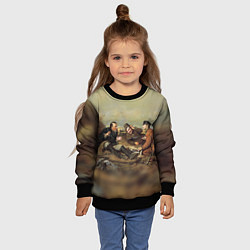 Свитшот детский Русские охотники, цвет: 3D-черный — фото 2