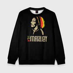 Свитшот детский Bob Marley, цвет: 3D-черный