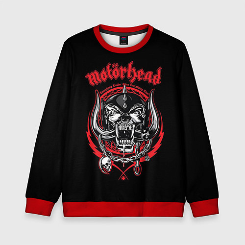 Детский свитшот Motorhead / 3D-Красный – фото 1