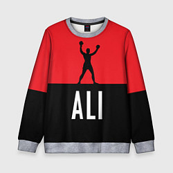 Свитшот детский Ali Boxing, цвет: 3D-меланж