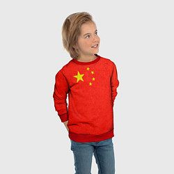 Свитшот детский Китай, цвет: 3D-красный — фото 2