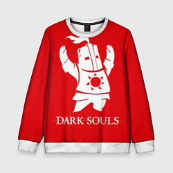 Свитшот детский Dark Souls, цвет: 3D-белый