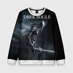 Свитшот детский Dark Souls, цвет: 3D-белый