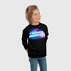 Свитшот детский Trancemission: Trance we love, цвет: 3D-черный — фото 2
