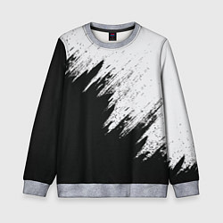 Детский свитшот Черно-белый разрыв