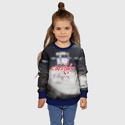 Свитшот детский Washington Capitals, цвет: 3D-синий — фото 2