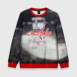 Свитшот детский Washington Capitals, цвет: 3D-красный