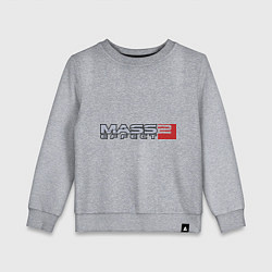 Свитшот хлопковый детский Mass Effect 2, цвет: меланж