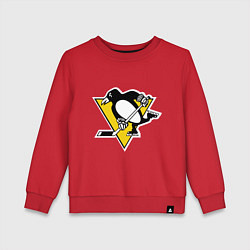 Свитшот хлопковый детский Pittsburgh Penguins, цвет: красный