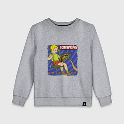 Свитшот хлопковый детский The Offspring: Americana, цвет: меланж