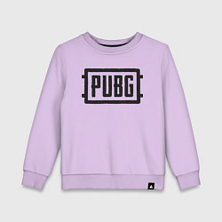 Свитшот хлопковый детский PUBG, цвет: лаванда