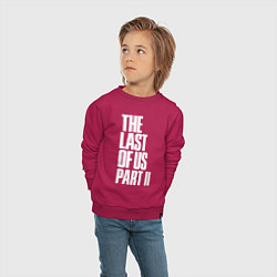 Свитшот хлопковый детский The Last of Us: Part II, цвет: маджента — фото 2