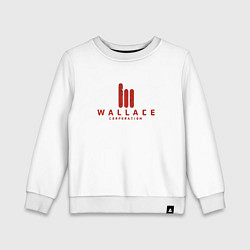 Свитшот хлопковый детский Wallace Corporation, цвет: белый