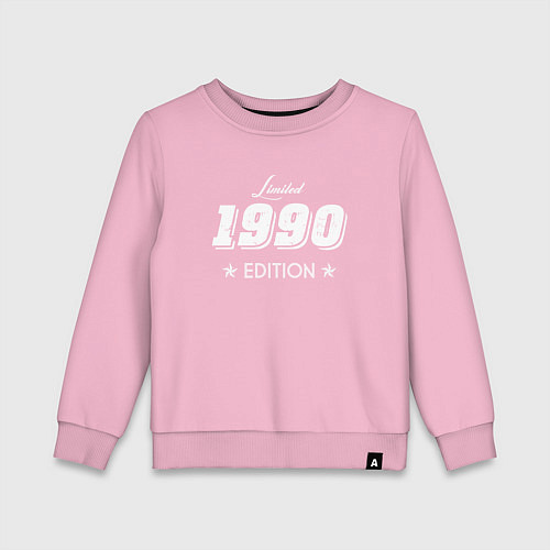 Детский свитшот Limited Edition 1990 / Светло-розовый – фото 1