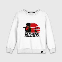 Детский свитшот Самурай Champloo закат