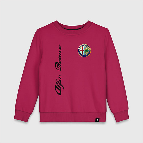 Детский свитшот Alfa Romeo Automobiles S p A / Маджента – фото 1