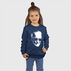 Свитшот хлопковый детский STAN LEE, цвет: тёмно-синий — фото 2