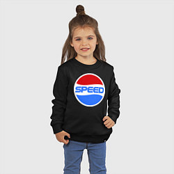 Свитшот хлопковый детский Pepsi Speed, цвет: черный — фото 2