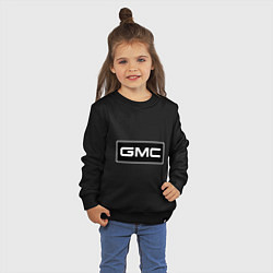 Свитшот хлопковый детский GMC logo, цвет: черный — фото 2