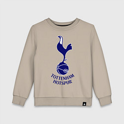 Свитшот хлопковый детский Tottenham FC, цвет: миндальный