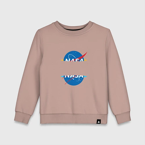 Детский свитшот NASA: Portal / Пыльно-розовый – фото 1