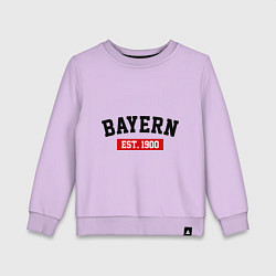 Детский свитшот FC Bayern Est. 1900