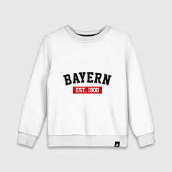 Детский свитшот FC Bayern Est. 1900