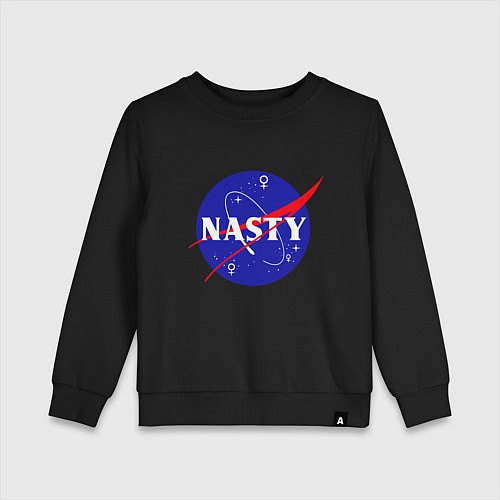 Детский свитшот Nasty NASA / Черный – фото 1