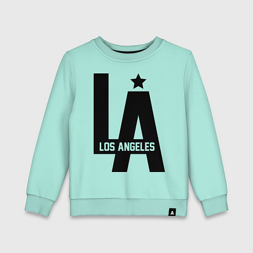 Детский свитшот Los Angeles Star / Мятный – фото 1