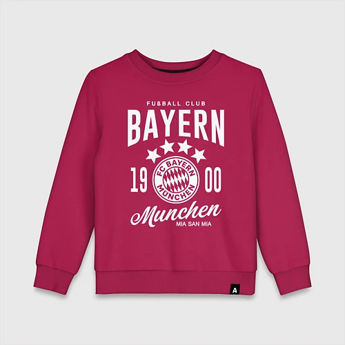 Детский свитшот Bayern Munchen 1900 / Маджента – фото 1
