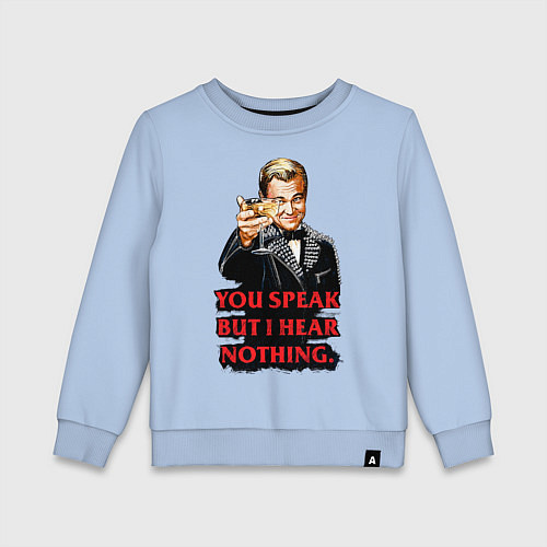 Детский свитшот Gatsby: You Speak / Мягкое небо – фото 1