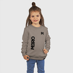 Свитшот хлопковый детский METRO M, цвет: утренний латте — фото 2