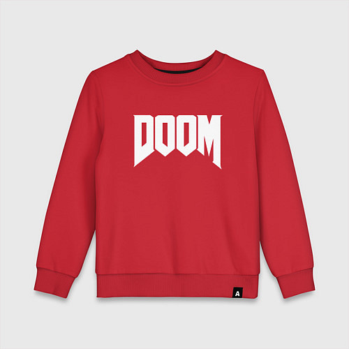 Детский свитшот DOOM / Красный – фото 1