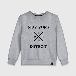 Детский свитшот NY Detroit