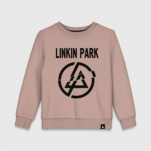 Детский свитшот Linkin Park / Пыльно-розовый – фото 1