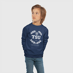 Свитшот хлопковый детский TSU, цвет: тёмно-синий — фото 2