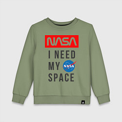 Детский свитшот Nasa i need my space