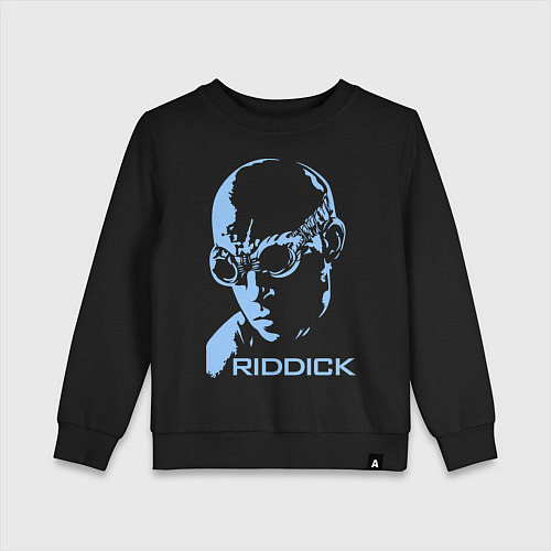 Детский свитшот Riddick Face / Черный – фото 1