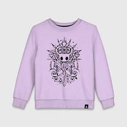 Свитшот хлопковый детский Hollow Knight, цвет: лаванда