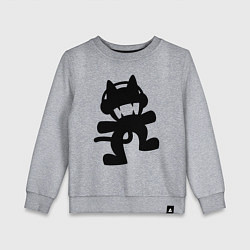 Свитшот хлопковый детский MONSTERCAT, цвет: меланж