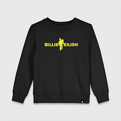 Свитшот хлопковый детский BILLIE EILISH: Black Fashion, цвет: черный