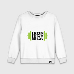 Детский свитшот Iron is my therapy