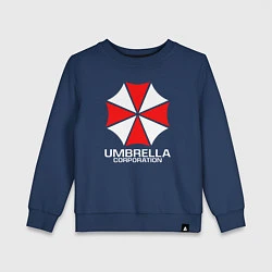 Свитшот хлопковый детский UMBRELLA CORP, цвет: тёмно-синий