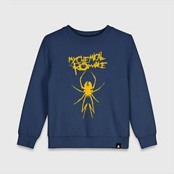 Свитшот хлопковый детский My Chemical Romance spider, цвет: тёмно-синий