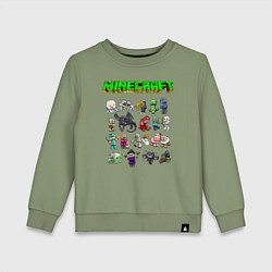 Детский свитшот Minecraft