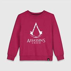 Свитшот хлопковый детский Assassin’s Creed, цвет: маджента