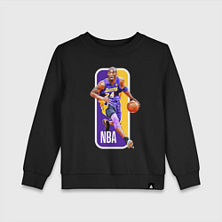 Свитшот хлопковый детский NBA Kobe Bryant, цвет: черный